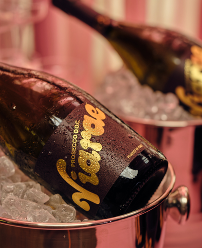 A New Voice for The Story of Prosecco - Image of Viarae Prosecco bottle on ice